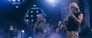 Band on stage for Spinal Tap II: The End Continues - Sony Pictures