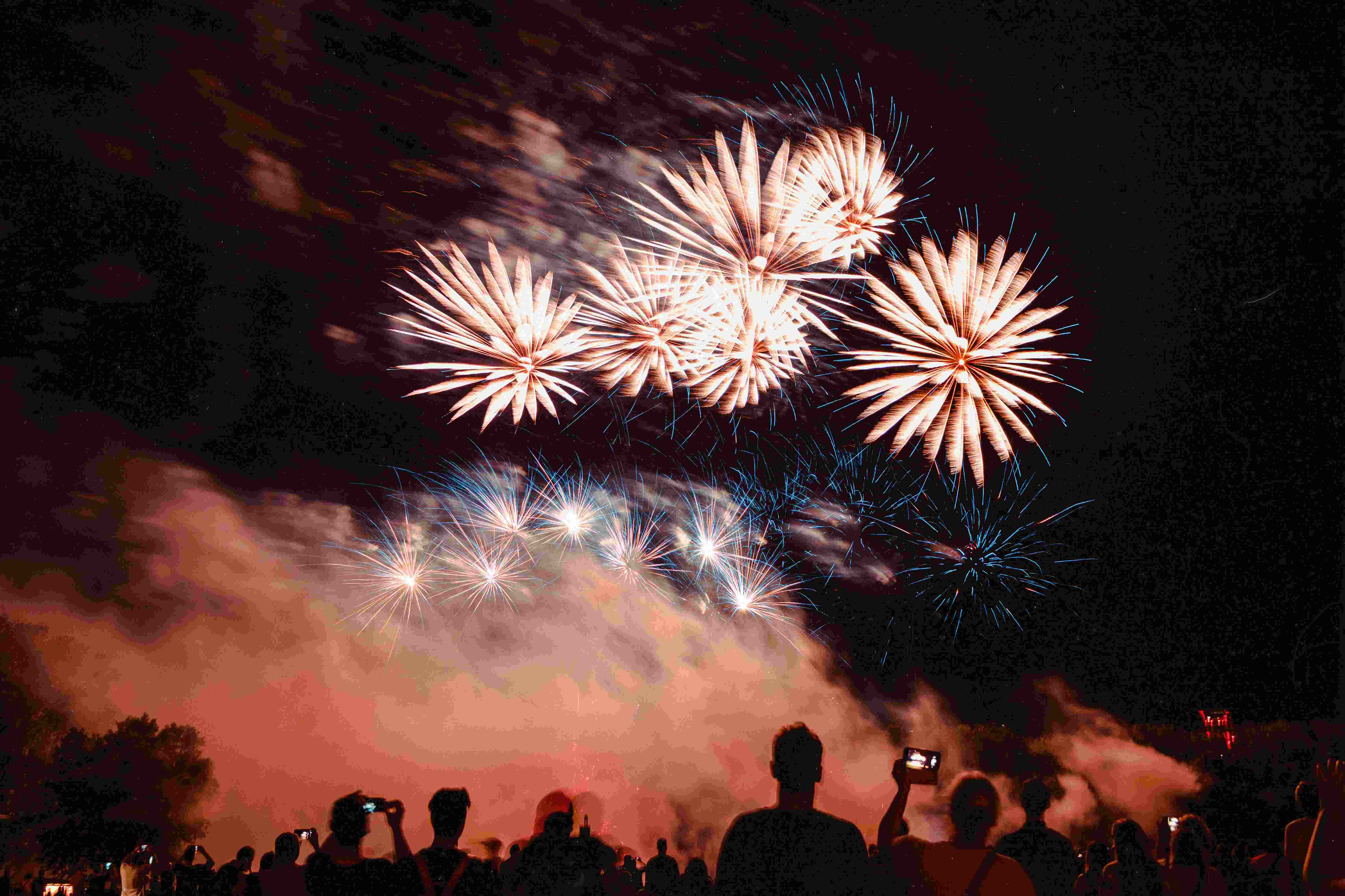 Crowds watching fireworks for Bonfire Night & Fireworks in South Kent Guide for 2025