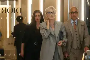 Trio of people side by side for New Films in Kent Guide and The Devil Wears Prada 2 - May 2026