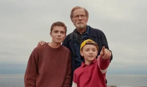 Man and two boys for new film 500 Miles