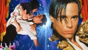 Two pictures side by side on of a man and woman dancing and the other a headshot of a man for the New Film Releases in Kent Guide and Strictly Ballroom re-releases on 12th June 2026