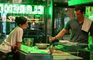 Man cooking with a woman opposite him for New Film Releases in Kent guide and One Night Only out on the 28th August 2026
