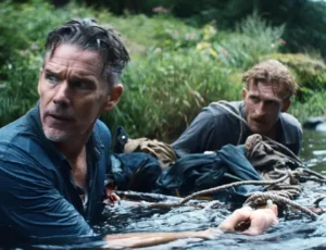 Two men in water for New Film Release in Kent and The Weight out on the 2nd October 2026
