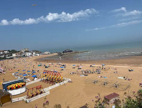 Viking Bay beach in Broadstairs for Beaches in Kent